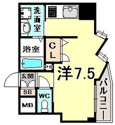 エスリード中山手県庁前の物件間取画像